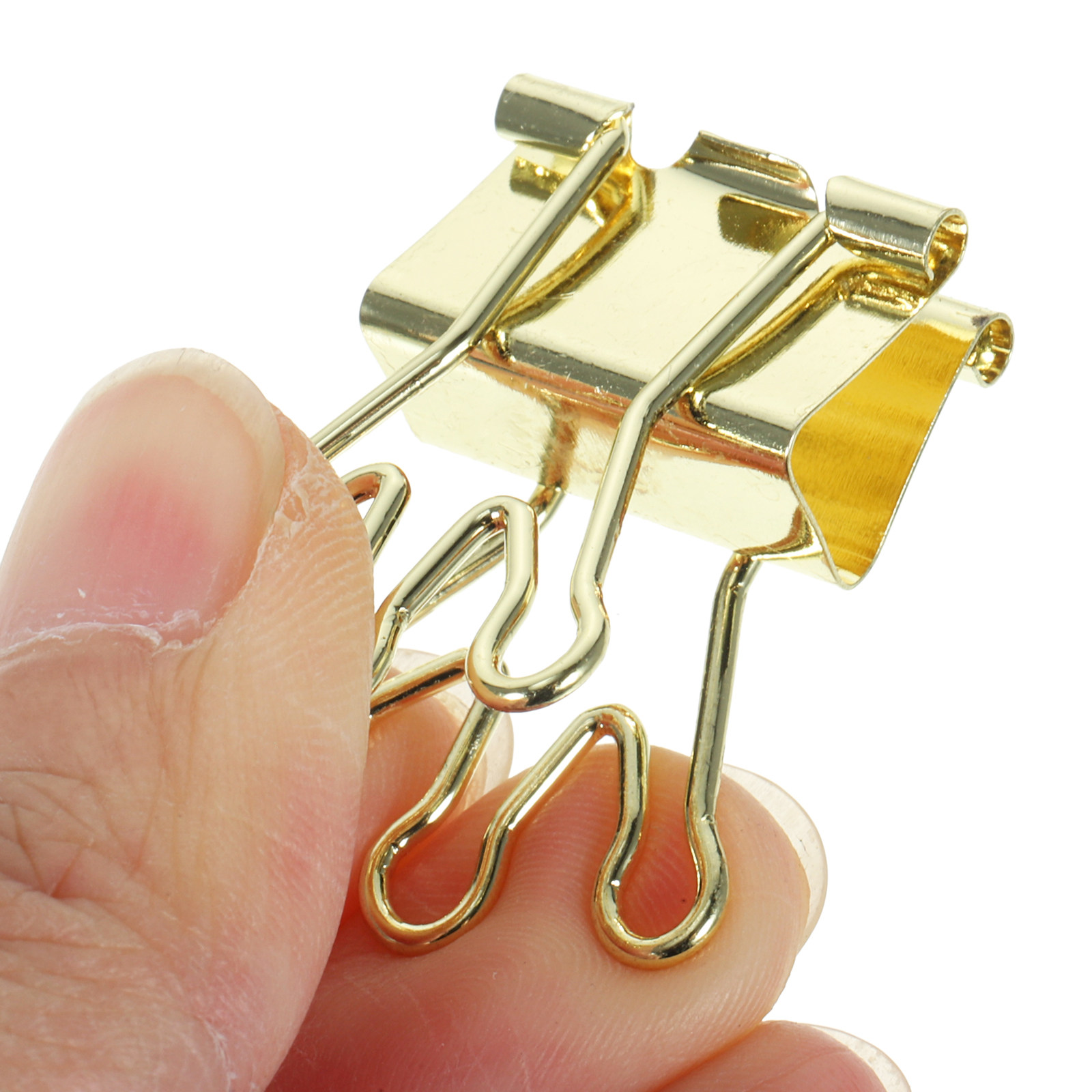 Binder Clip Assorted - 10 Stück Herzförmige Büroklammern mit Langem