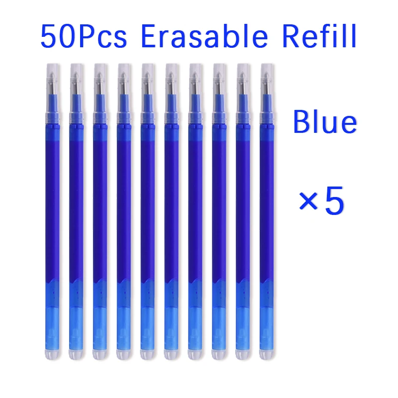 Gel Ink Pen Set - 50 Teile/satz 0,7mm Löschbaren Stift Refill