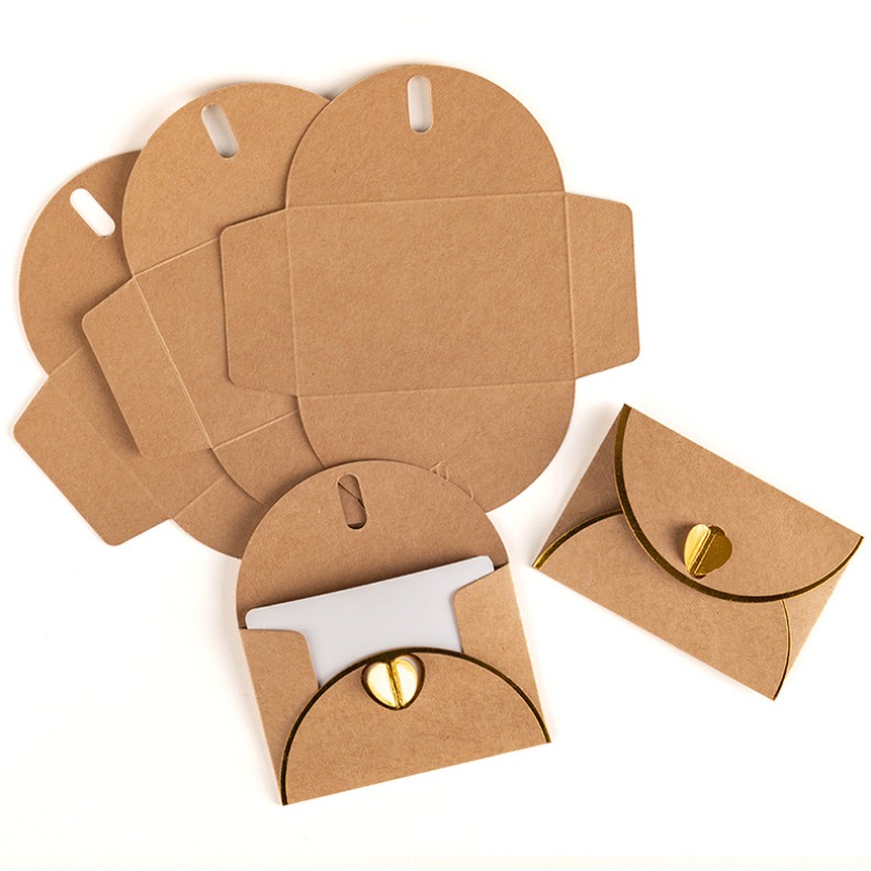 10 Stück Goldfolie-Herz-Kraftp – Letter Envelope Kraft Bewertung und Preis