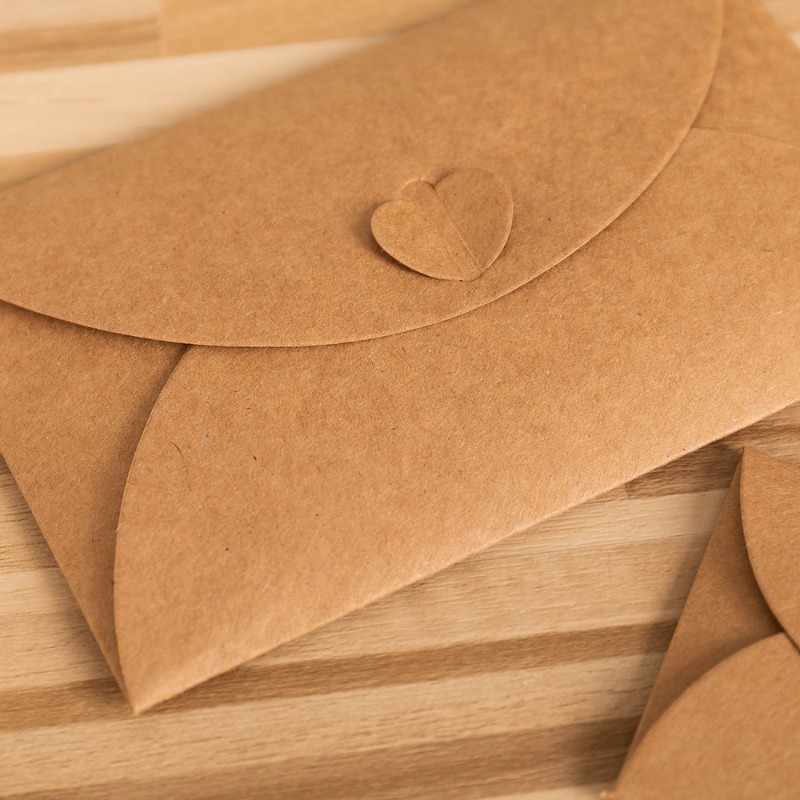 10 Stück Goldfolie-Herz-Kraftp – Letter Envelope Kraft Bewertung und Preis