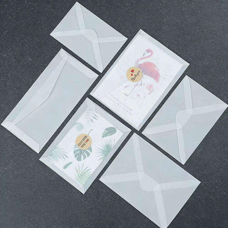 50 Stück durchscheinende, leer – Letter Envelope Kraft Bewertung und Preis