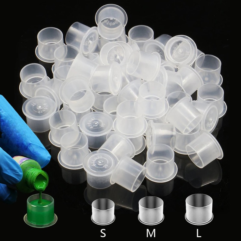 100 Stück Plastik-Tattoo-Tinte – Calligraphy Ink Bottle Bewertung und Preis
