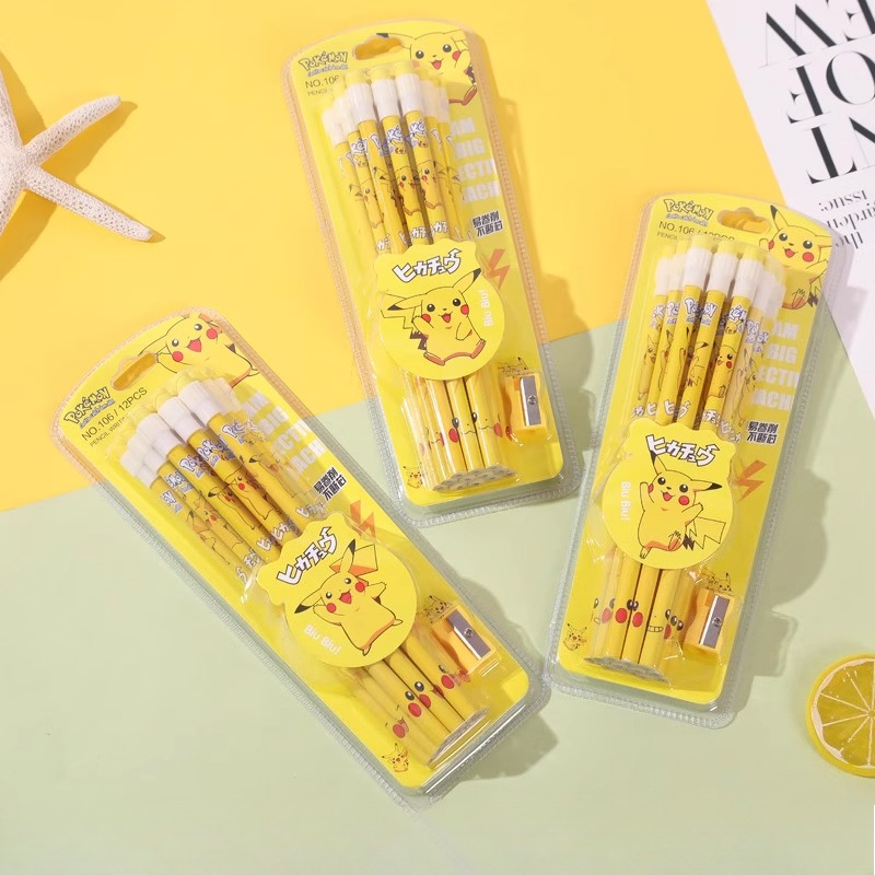 12 Stück Pokemon-Bleistifte mi – Office Supply Office Stationery Items Bewertung und Preis