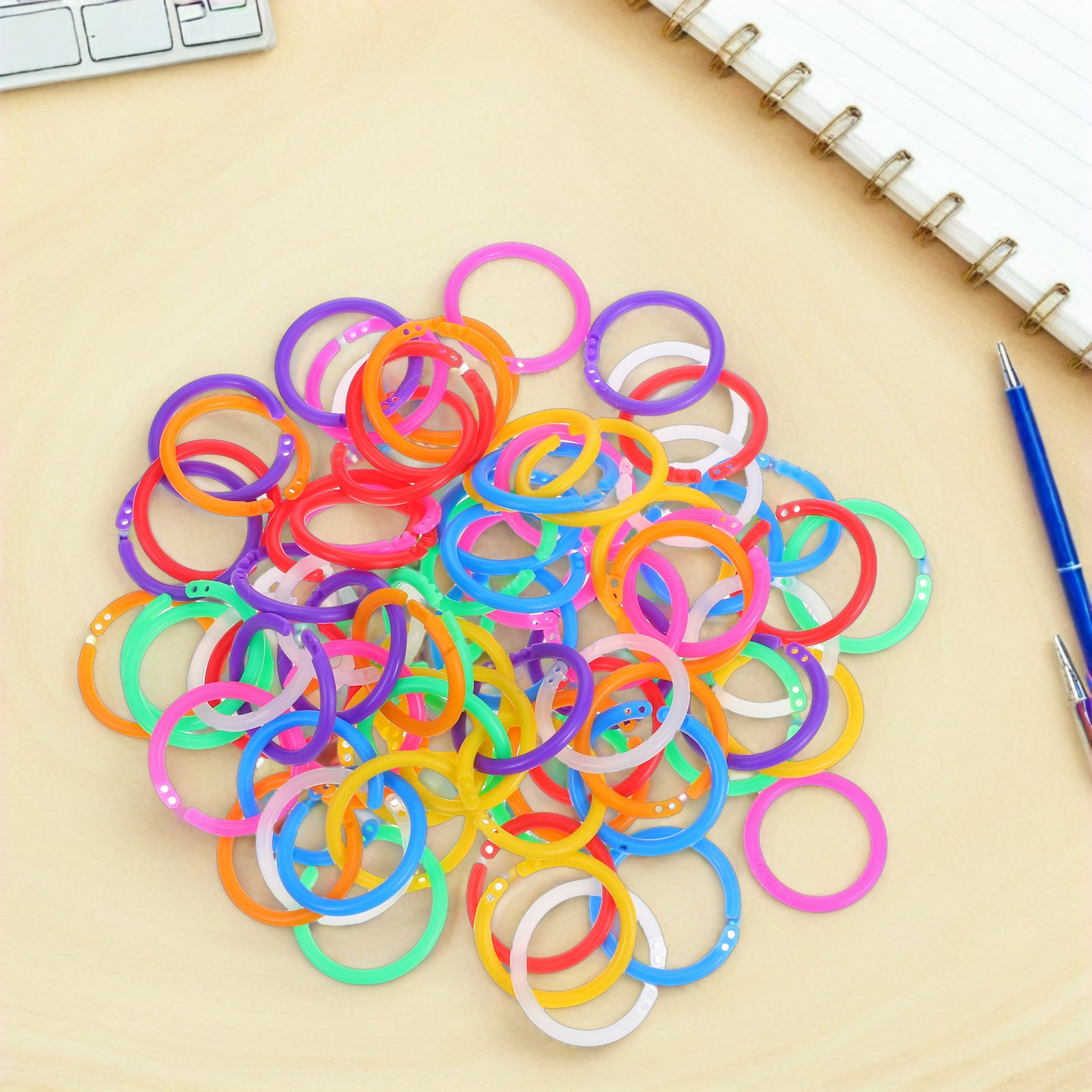 80 Stück Binderinge aus Kunsts – Binder Clip Assorted Bewertung und Preis