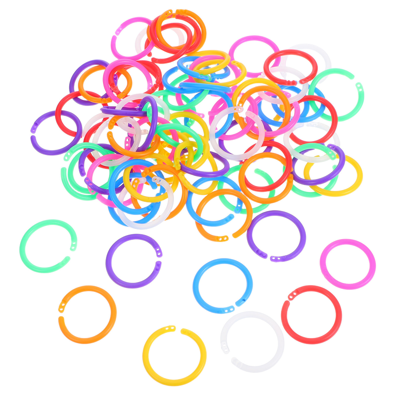 80 Stück Binderinge aus Kunsts – Binder Clip Assorted Bewertung und Preis