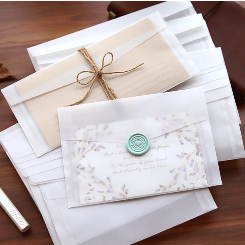 A5 A6 Schwefelsäurepapier, dur – Letter Envelope Kraft Bewertung und Preis