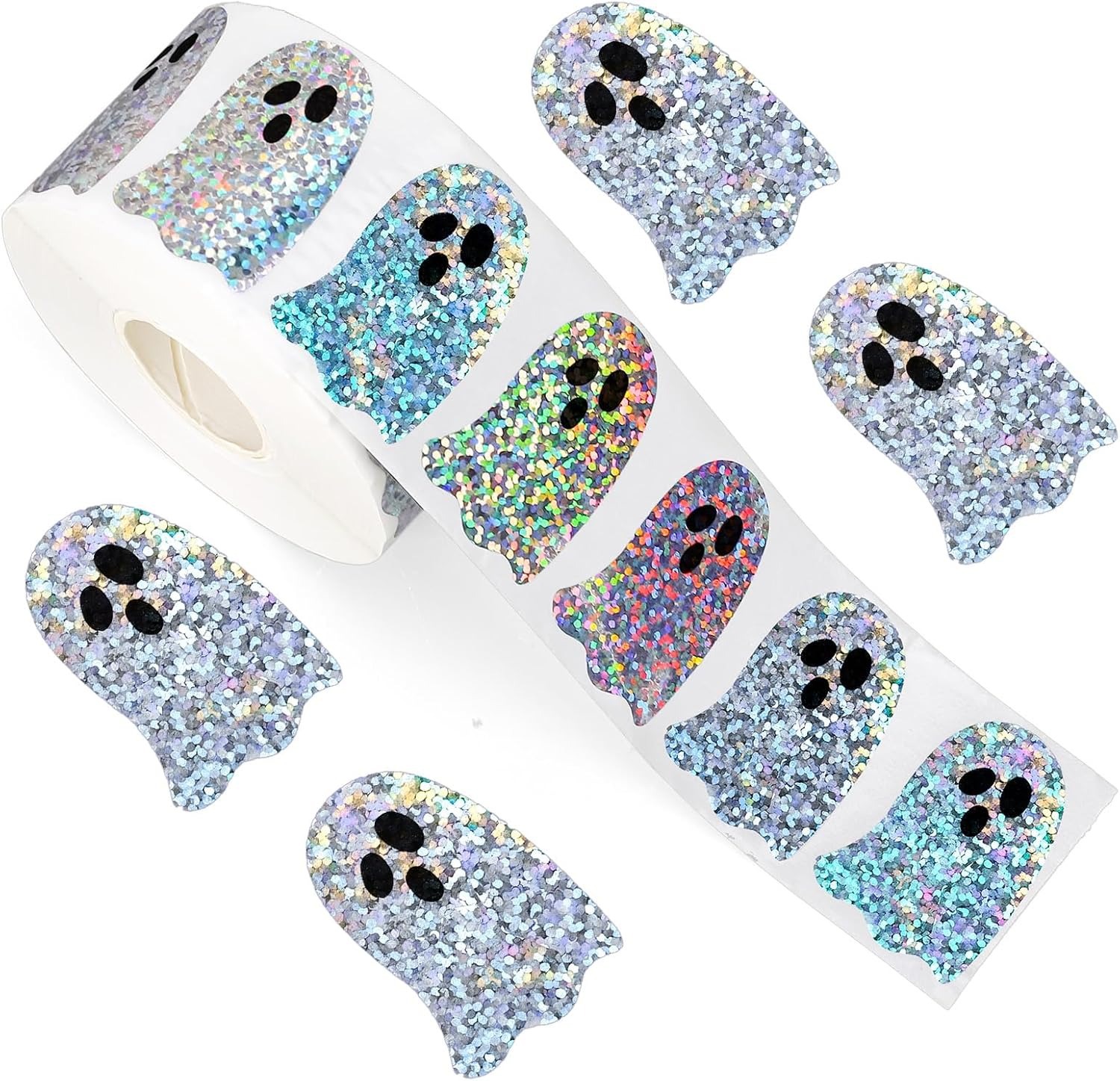 Halloween Geist Form DIY Wasse – Sticker Label Roll Bewertung und Preis